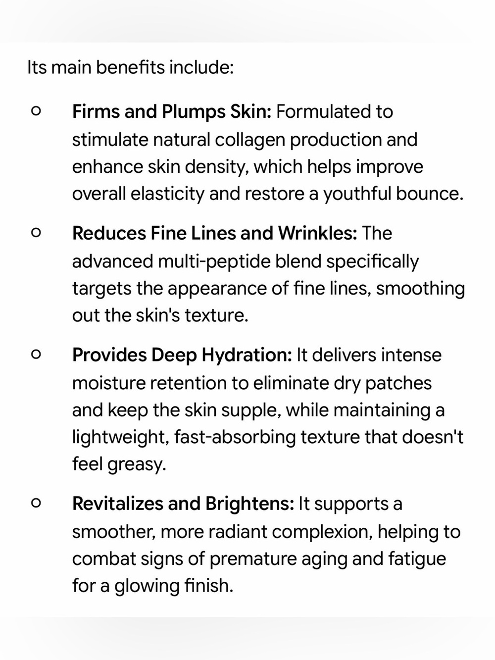 NIB✨Grace Perfect Skin Multi Peptides Collagen Serum - Picture 2 of 4